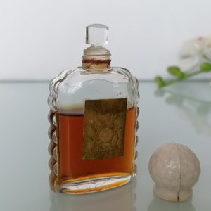 Serves Sauze Freres Paris (1936) Parfum / Extriat  1/2 fl.oz/ 15 ml  Perfume Bottle Art Deco