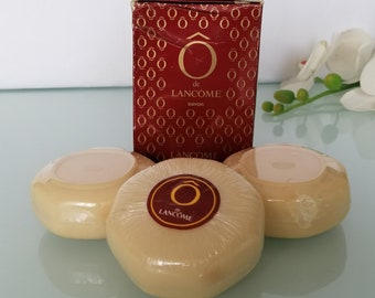 Vintage ,Perfumed Soap &#39;&#39;O de Lancome &#39;&#39;  3x 100 g  Soaps Bar   Women&#39;s fragrances