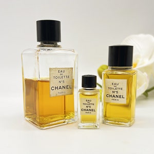 ヴィンテージ アイコニック フレグランス No.5、オードトワレ、1x 44ml 未充填、ミニチュア香水 19ml、香水サンプル 4ml、ギフトアイデア、フランス、パリ