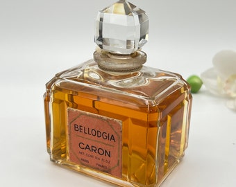 Bellodgia Caron (1927) Extrait 96 ml/3.25 fl.oz. Saled  Baccarat Crystal Bottle Vintage 60's Pure Perfume