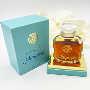 Aquarius Max Faktor, Parfum oder Extrait 30ml/1 fl.oz, Vintage Parfüm 1969, Damenduft, feminine Eleganz, Made in Frankreich, Geschenkidee