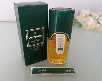 Vetiver Guerlain (1959) Eau de Cologne  100 ml/3,4 fl.oz  Sealed   Splash   Rare Vintage 80's  Men's Cologne