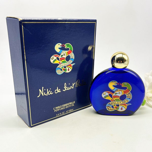 Niki de Saint Phalle , Perfumed Bath Oil 100ml/3,4 fl.oz , Hard to Find , Vintage Fragrance for Women 80s , Gift Idea