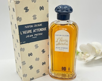 Vintage Jean Patou L’Heure Attendue 90ml Parfum Cologne NOS Rare 1946 French Gift