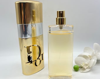 J'adore (1999) Eau de Parfum 75 ml / 2,5 fl.oz, Spray recargable en estuche metálico dorado, Sin caja, Vintage raro, Francia, París, Idea de regalo