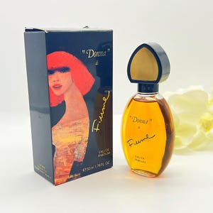 Donna di Fiume Eau de Parfum 50ml (1.7 fl.oz)   Vintage Italian Perfume from 1989, Spicy Floral, Long-Lasting Scent ,Gift Idea