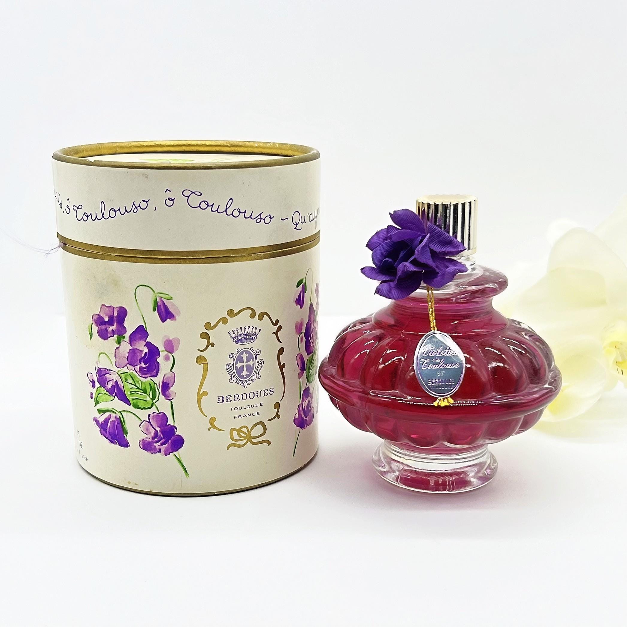 Vintage Berdoues Violetta Perfume 130ml Sealed 1960s Rare Floral
