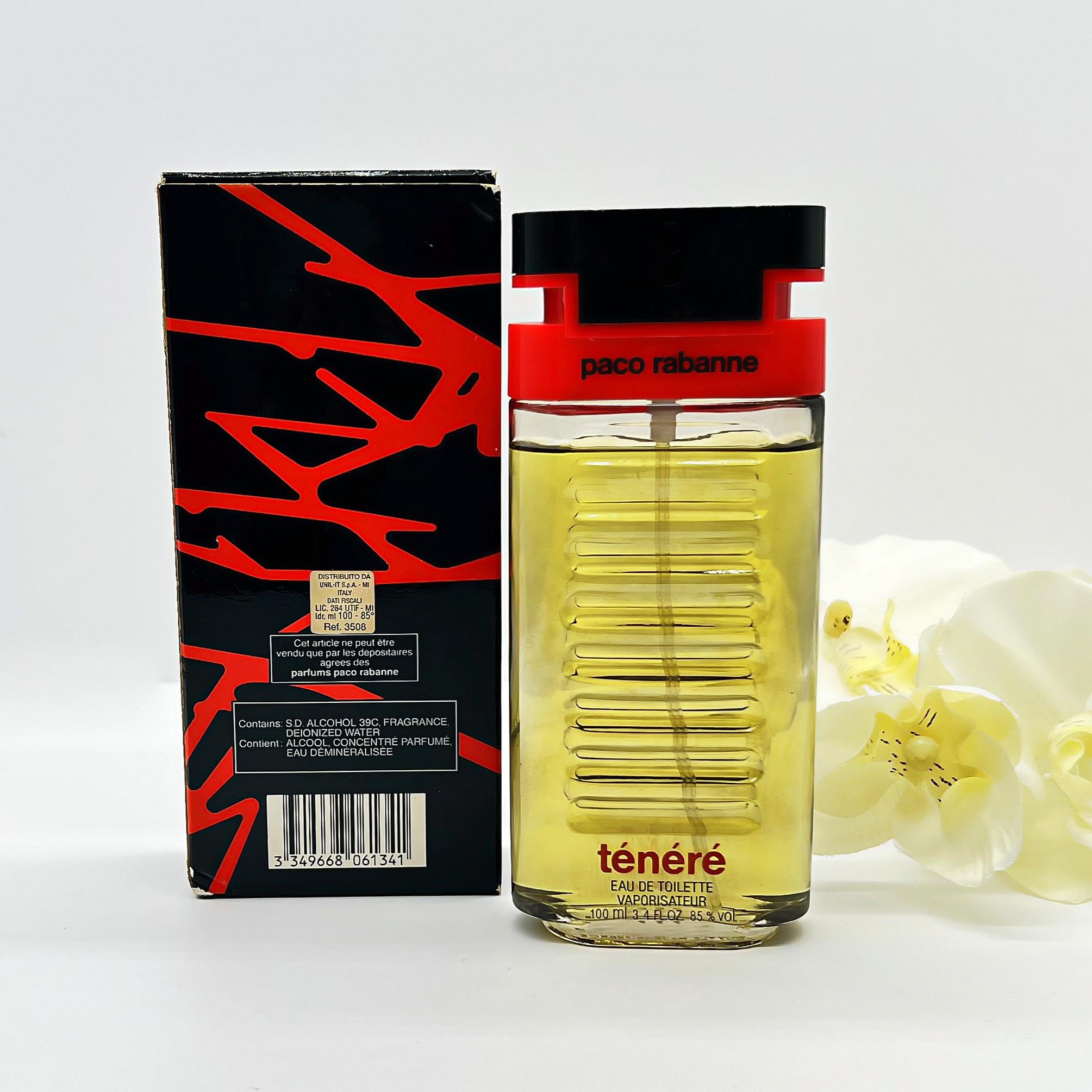 Tenere Paco Rabanne Eau De Toilette 100ml Vintage 80s Men Perfumes