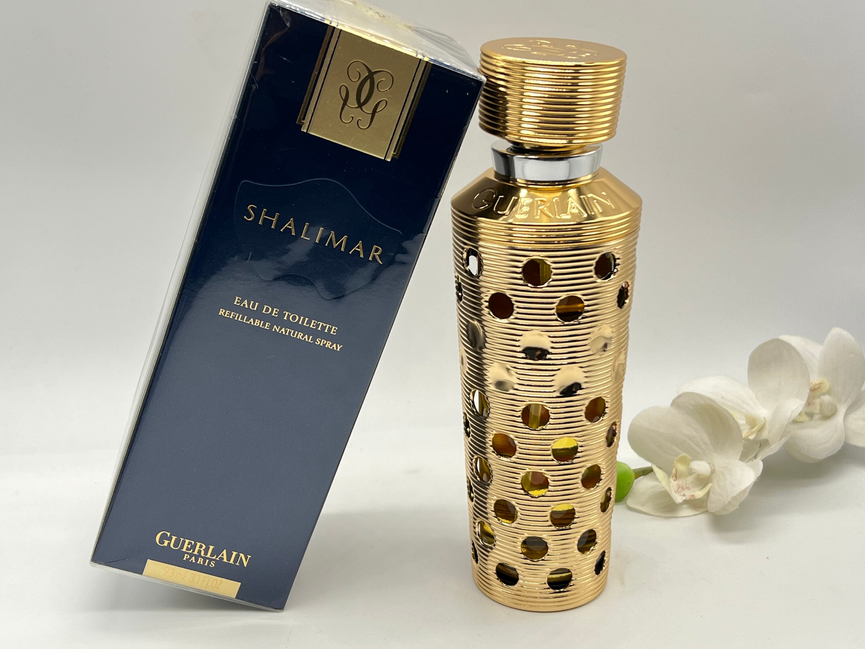 Vintage Guerlain Shalimar Eau De Toilette 93ml Refillable Spray