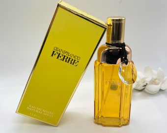 Gianfranco Ferre (1984) Eau du Matin 100 ml/ 3,3 fl.oz Natural Spray Made in Italy Vintage women's Perfume EDT