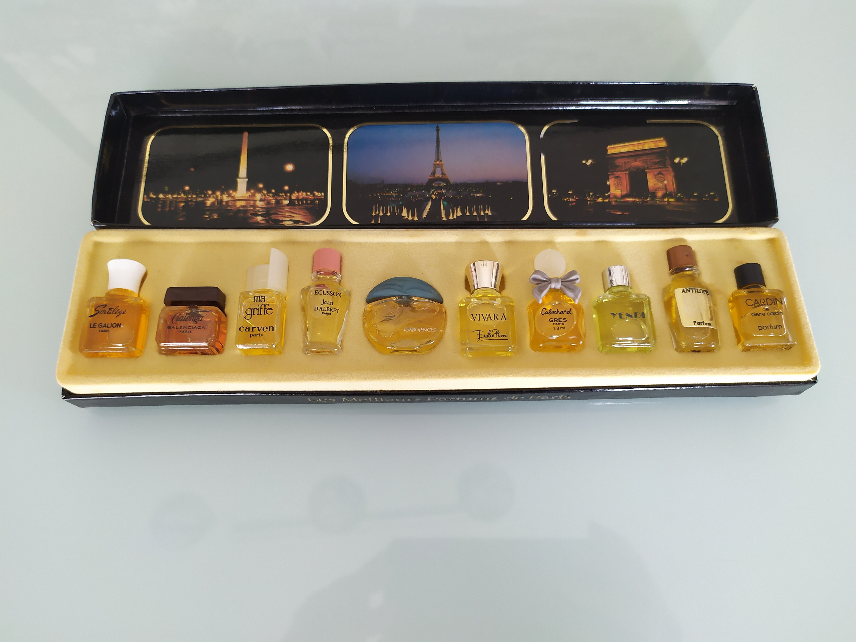 Vintage Les Meilleurs Parfums De Paris - Gift Box Set (10