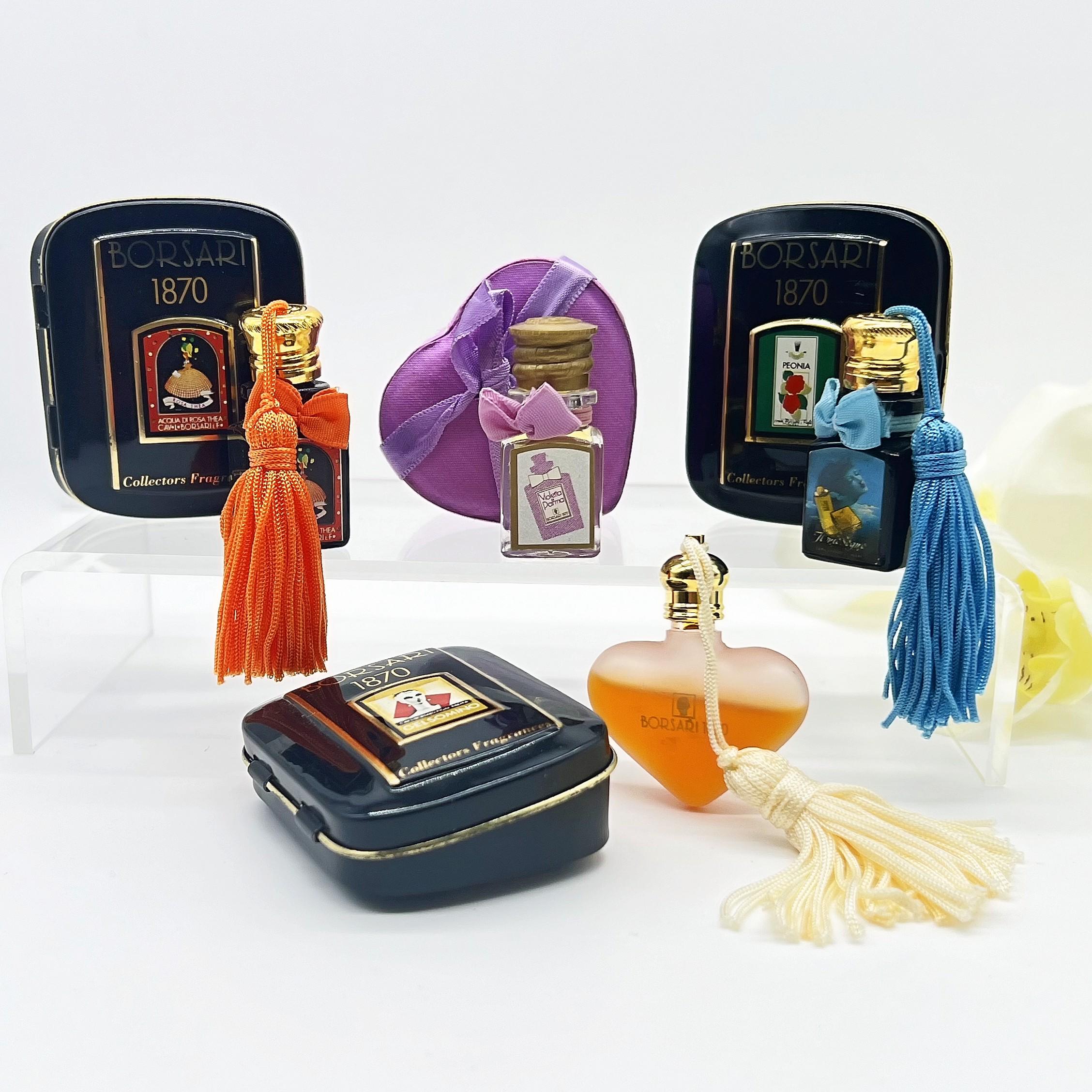 Borsari 1870 Vintage Miniature Perfume Set: Rare Italian