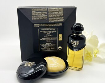 Lancome Magie Noire Vintage Gift Set, 50ml Eau De Toilette, 100g