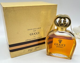 70s未開封品グッチビンテージフレグランス「GUCCI N°1」ボディパウダー ヴィンテージ グッチ パルファム 1 未開封 30ml 希少なイタリア製