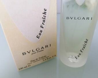 Vintage 1997 Bvlgari Eau Fraiche, 100ml Rare Women's Fragrance