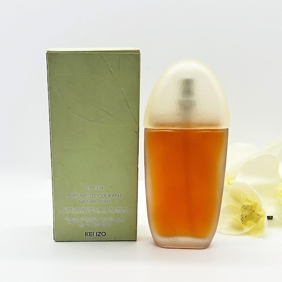 美品90s archive kenzo アーカイブ 花柄 ベルベットベス Vintage Kenzo Deodorant Spray 75ml Natural Floral Scent, Unused