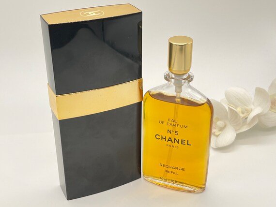 Chanel No. 5 3.4 fl oz EMPTY Eau de Parfum spray bottle with box Made in  France