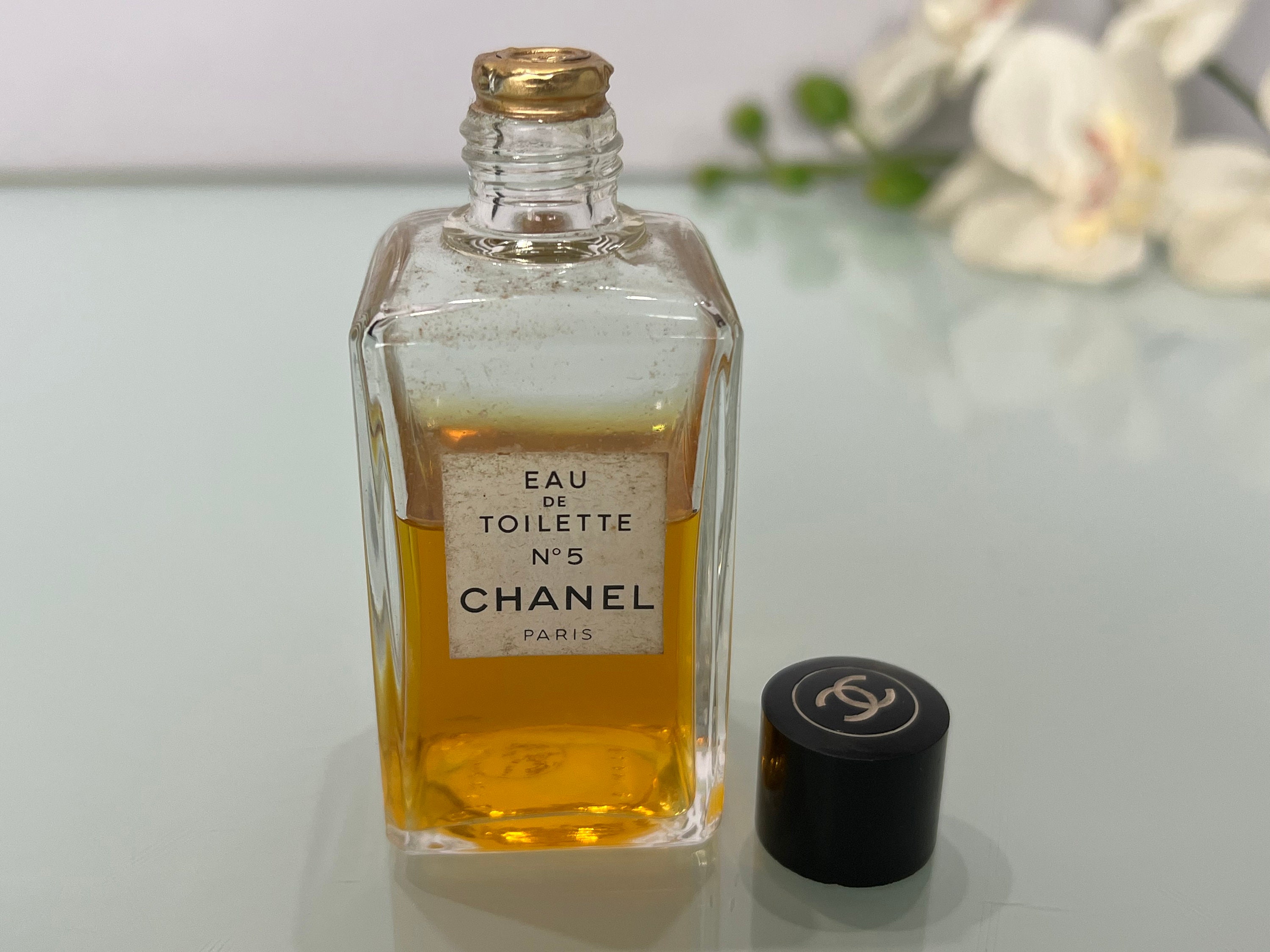 VINTAGE Eau De Chanel No 5 SPRAY Atomizer Perfume Fragrance Bottle Only and  Box 3 Oz