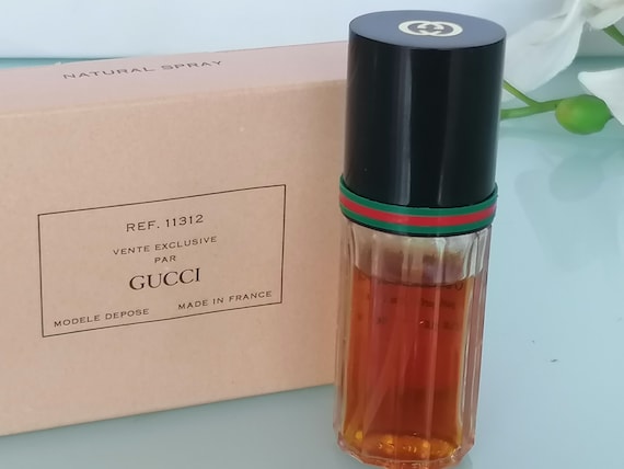 70s Vintage Gucci Parfum 1 Extrait 15ml, perfume natural em spray