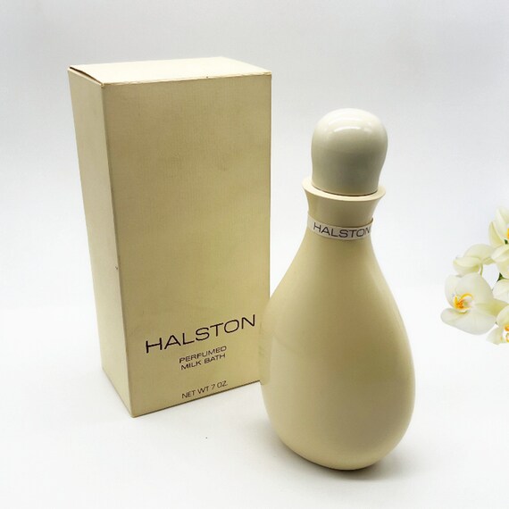 Halston Perfumed Milk Bath Powder 7 Oz 200 Ml Rare Vintage 80s Hard to Find Gift Idea Made in USA Etsy