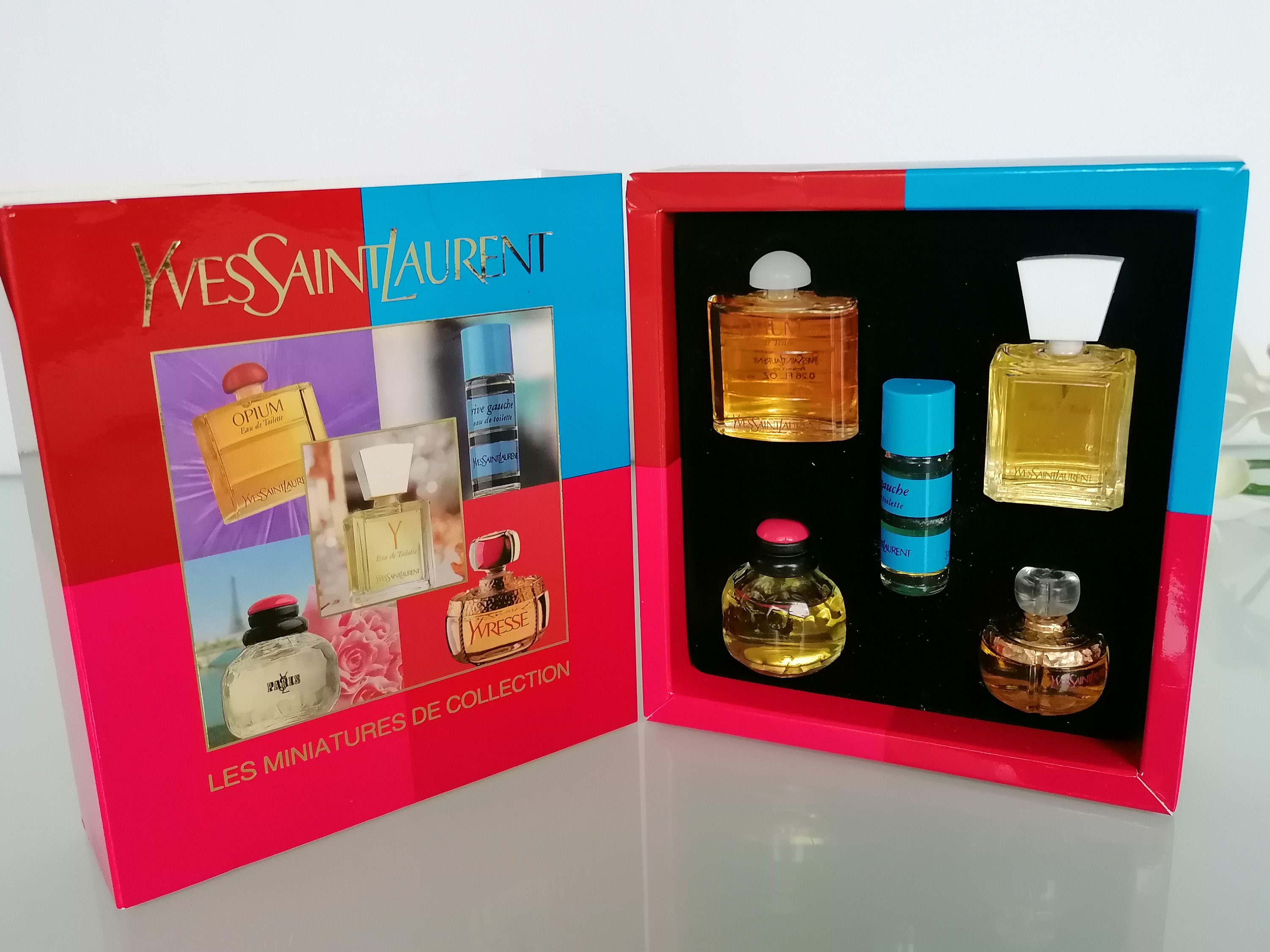 Vintage Yves St Laurent Collectible Set X 5 Miniatures opium - Etsy