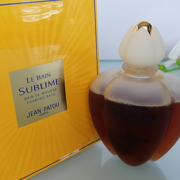 Sublime Jean Patou Perfumed Schaumbad 200 ml , Vintage Le Bain Sublime , Frankreich