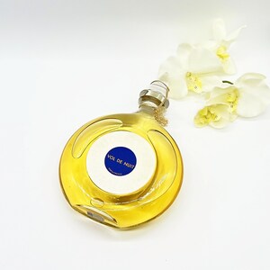 Rare 1950s Guerlain Vol de Nuit Perfume 500ml Sealed Bottle with Box , Vintage Eau de Cologne , Collectible French Perfume ,Flacon Montre image 9