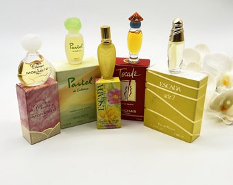ヴィンテージミニチュア香水セット、様々なブランド、80年代/90年代の