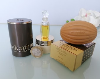 Miniature Valentino Set  (1977) EAU DE TOILETTE 4 ml and  Mini  Perfumed Soap 30 g