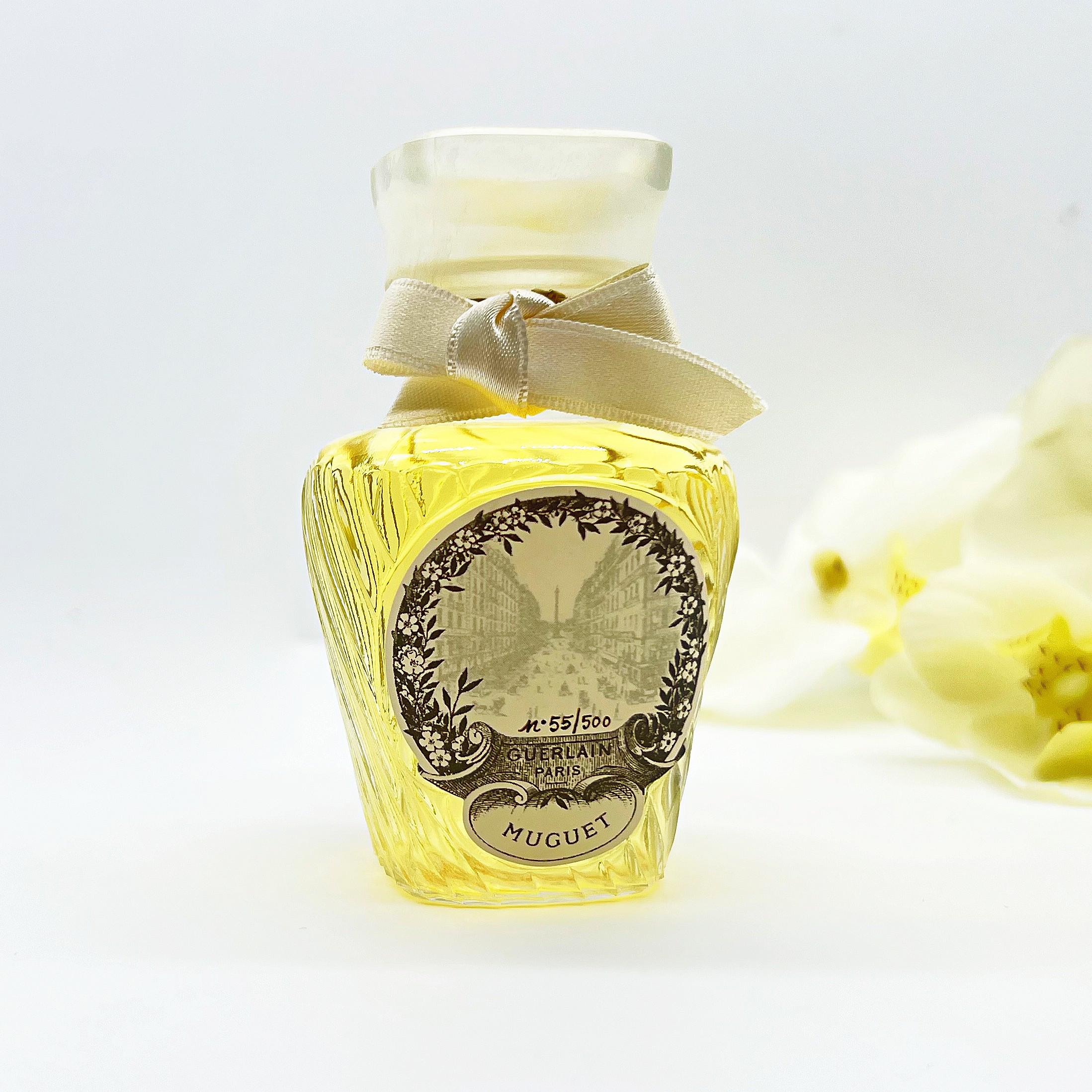 希少なヴィンテージ未開封ゲラン ミュゲ 1998 EDT 75ml、ボトルNo. 55