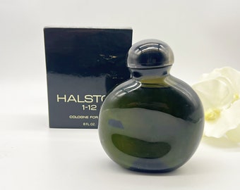 Vintage Halston 1-12 Cologne 8oz , Sealed Splash for Men , Christmas Gift for Him , Rare Classic Scent , 70s Fougere Fragrance, Made in USA