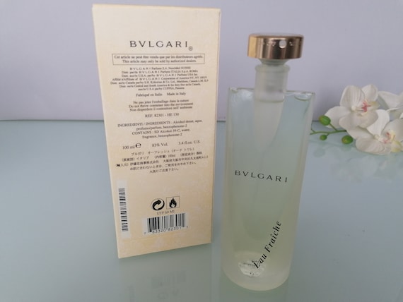 Vintage Bvlgari Eau Fraiche Pour Femme (1997) Eau De Toilette 100