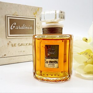 Le Galion GARDENIA 1937,Parfum Extrait  30ml or 1 fl.oz ,Sealed, Vintge perfume ,Hard to Find. Gift Idea for Collectors, French Perfume