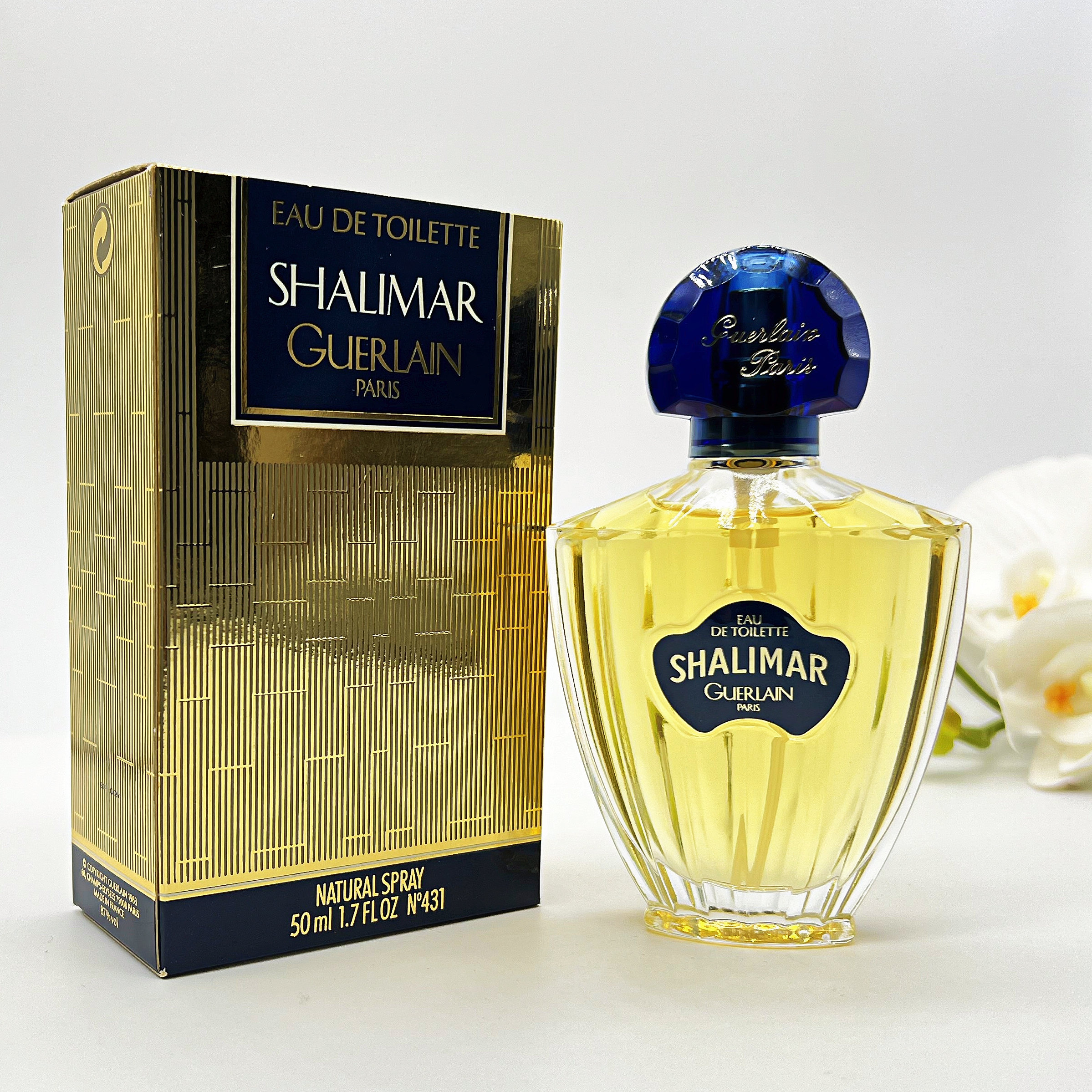 Guerlain Shalimar EDT 50ml NOS Vintage 1997 Women French Fragrance