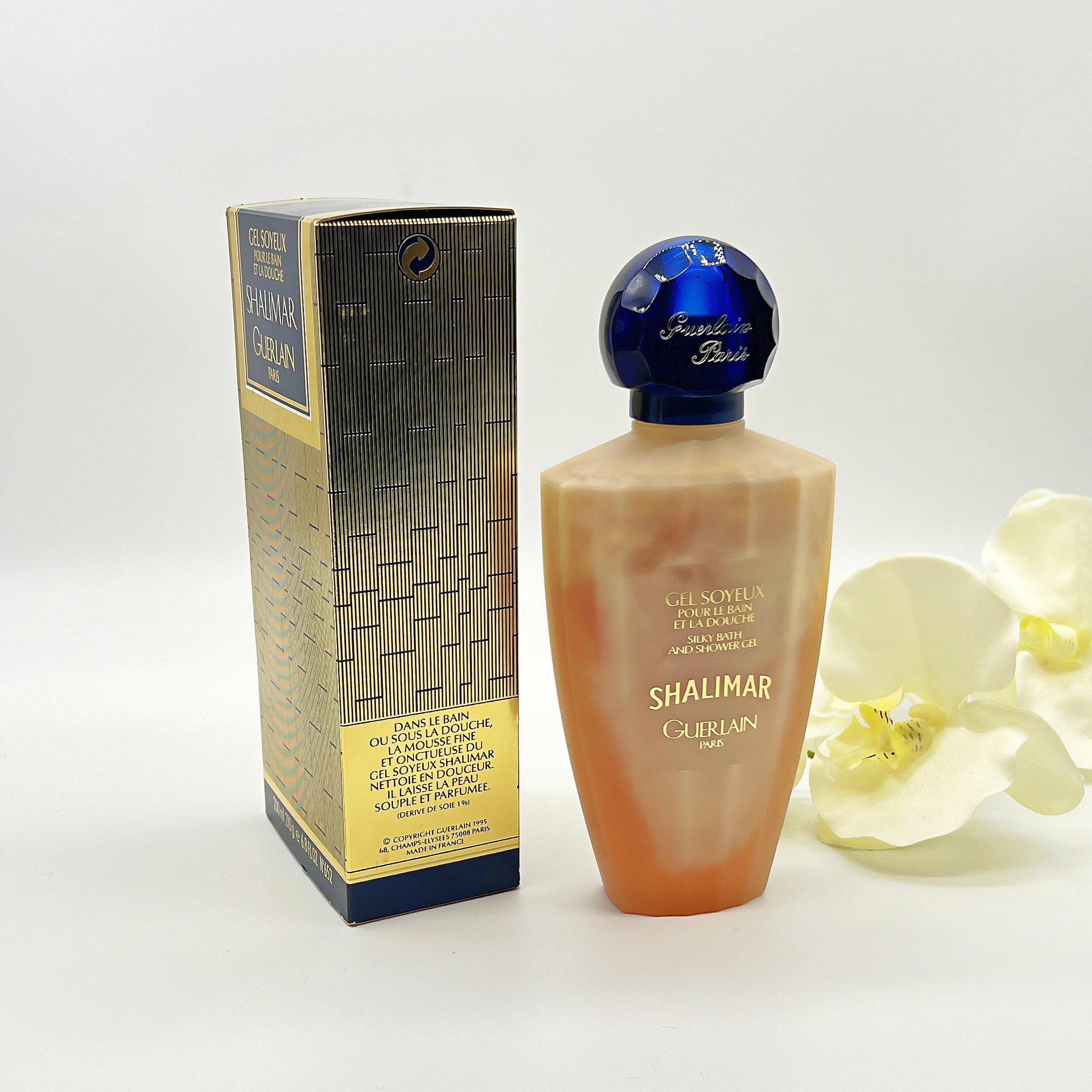 Vintage Shalimar Guerlain Silky Bath Shower Gel, 200 Ml