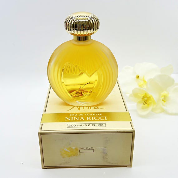 Vintage Nina by Nina Ricci 200ml Eau De Toilette , Lalique Bottle