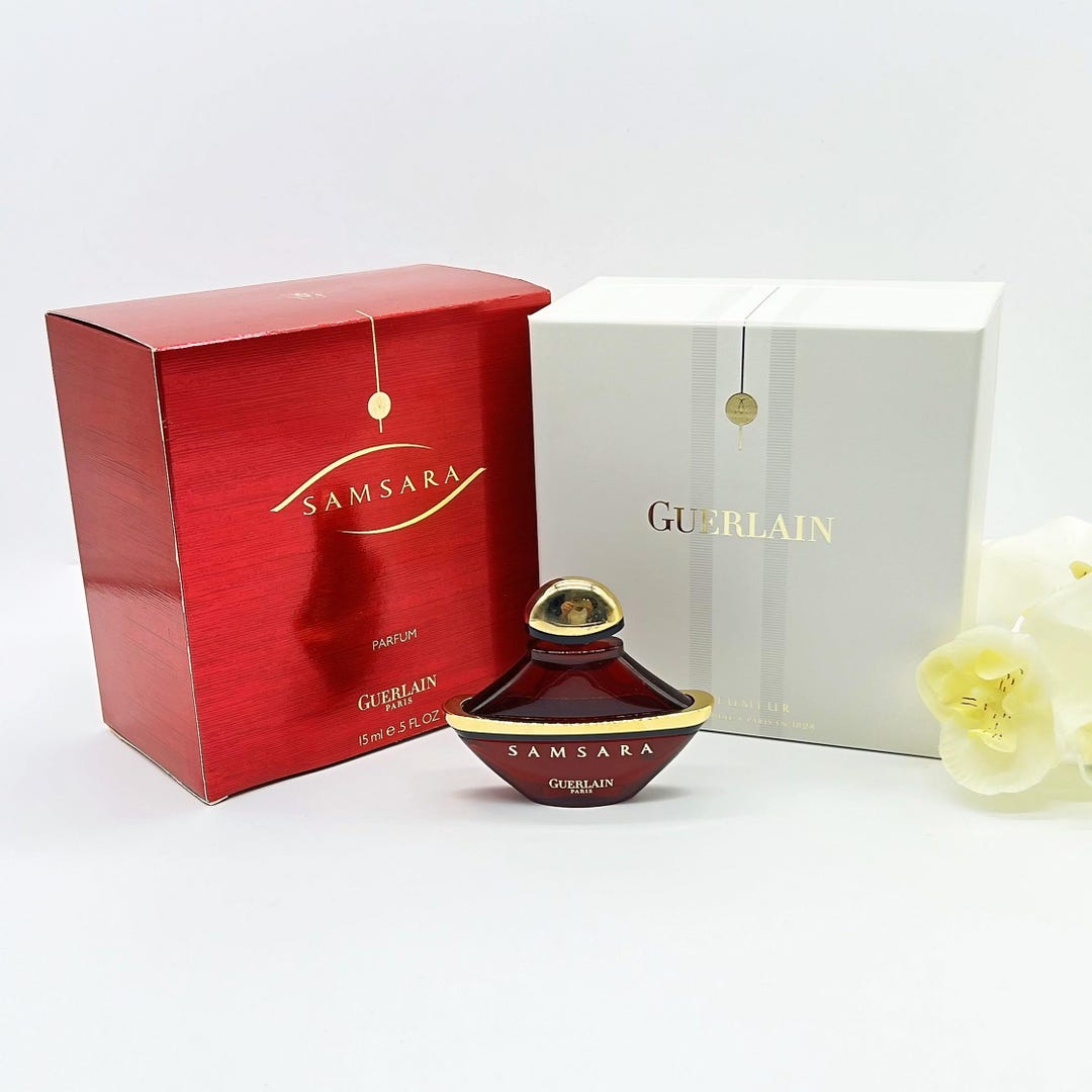 Guerlain Samsara 15ml オリジナルケース付き Vintage Guerlain Samsara Extrait: 15ml Unused in Box Gift for Her