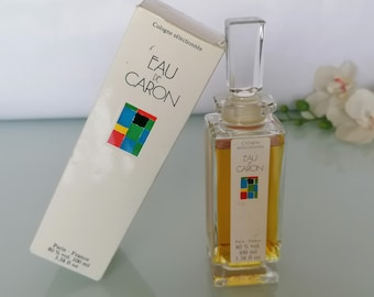 Vintage 80's, Eau de Caron ,Cologne Selectionnee 100ml/3,38 fl.oz ,Splash, Ancient fragrance