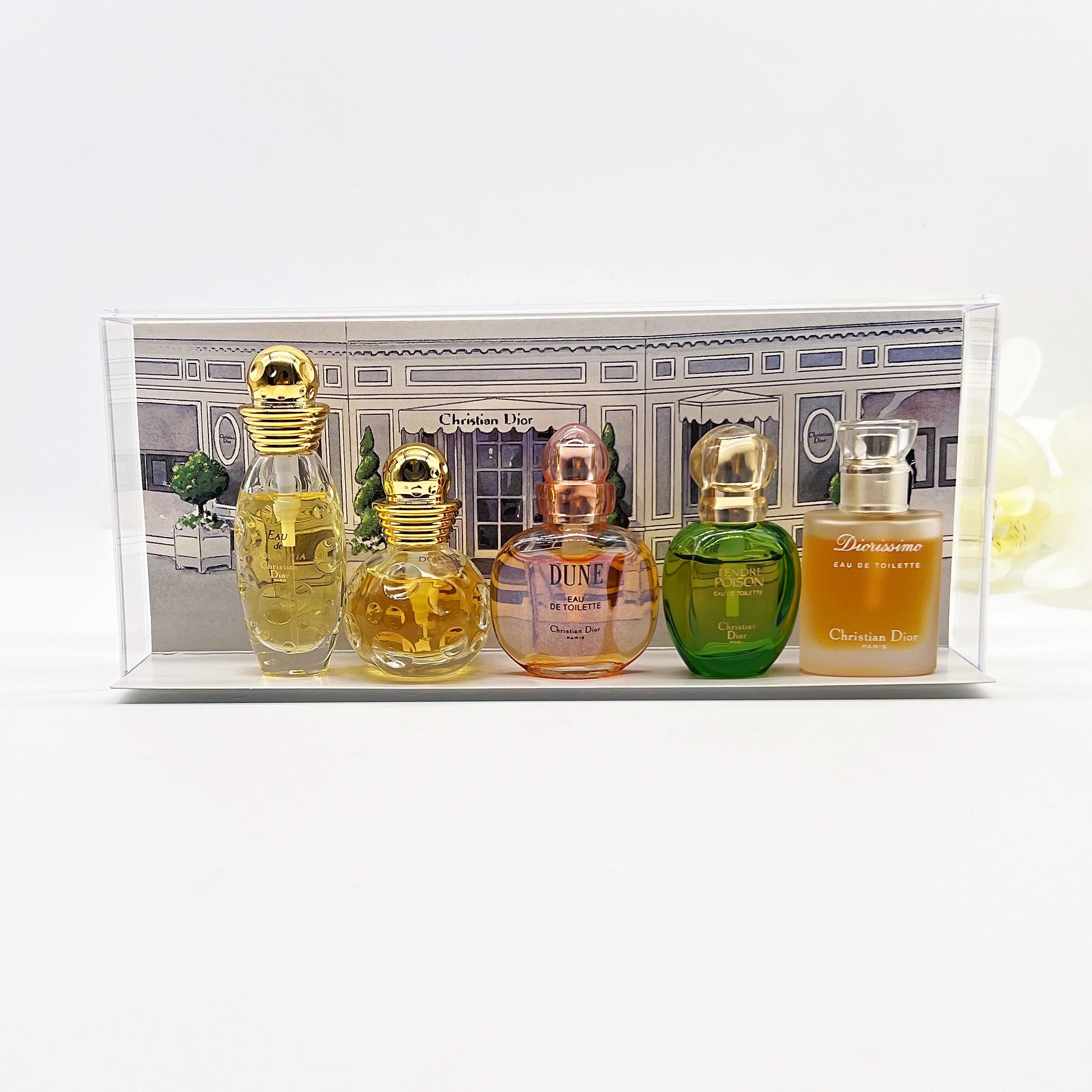 クリスチャンディオール　DUNE 香水セット 50ml + 15ml Set Mini Perfumes, Dune, Diorissimo ,tendre Poison ,dolce Vita