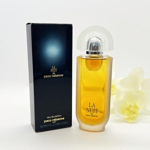 Perfume La Nuit  Eau de Parfum 50ml/1,7 fl.oz, Vintage 80s , Rare Fragrances for Women , Made in France , Gift Idea