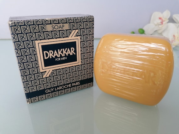 Vintage Soap Drakkar for Men Guy Laroche Perfumed Soap 150 G 