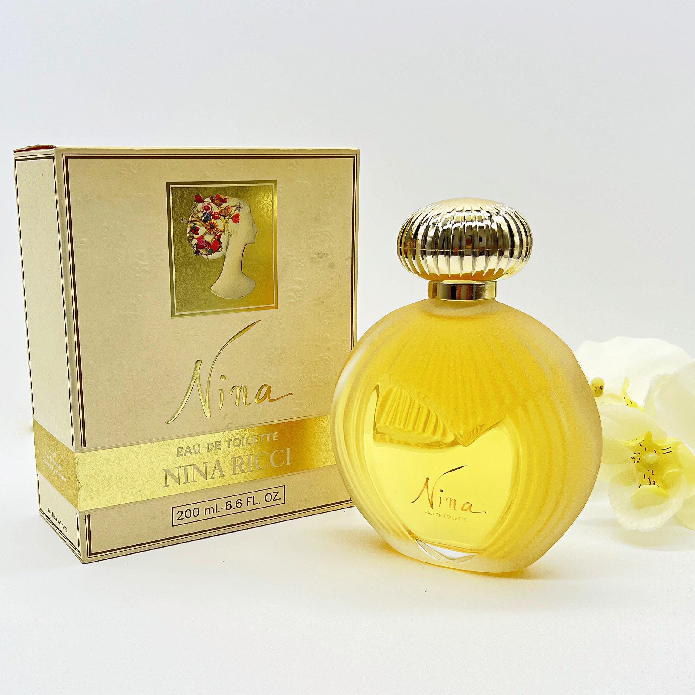 Vintage Nina by Nina Ricci 200ml Eau De Toilette , Lalique Bottle