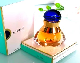 Vintage Trueste Tiffany 7,5ml Parfum, 1995 Floral Woody Fragrance