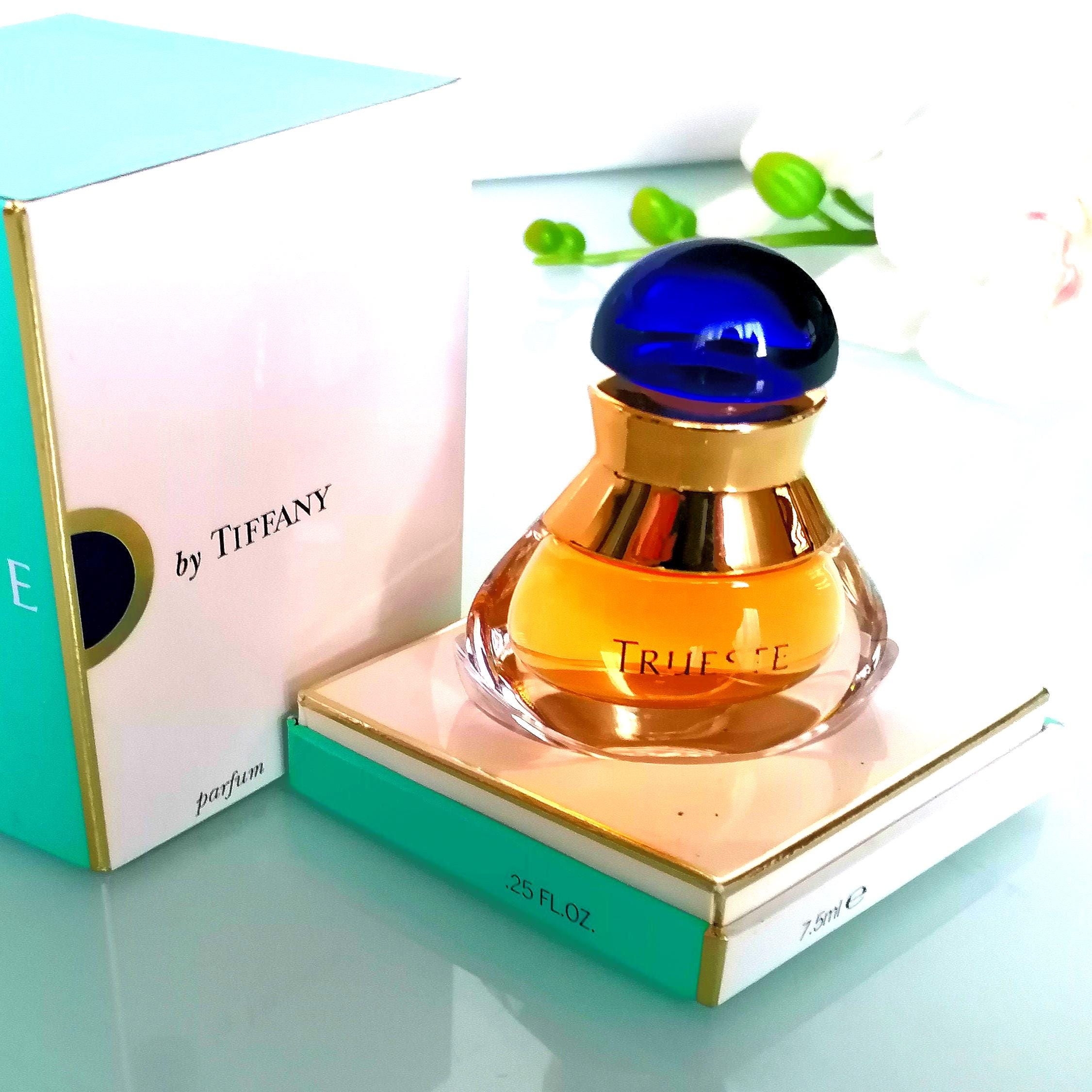 Vintage Trueste Tiffany 7,5ml Parfum, 1995 Floral Woody Fragrance