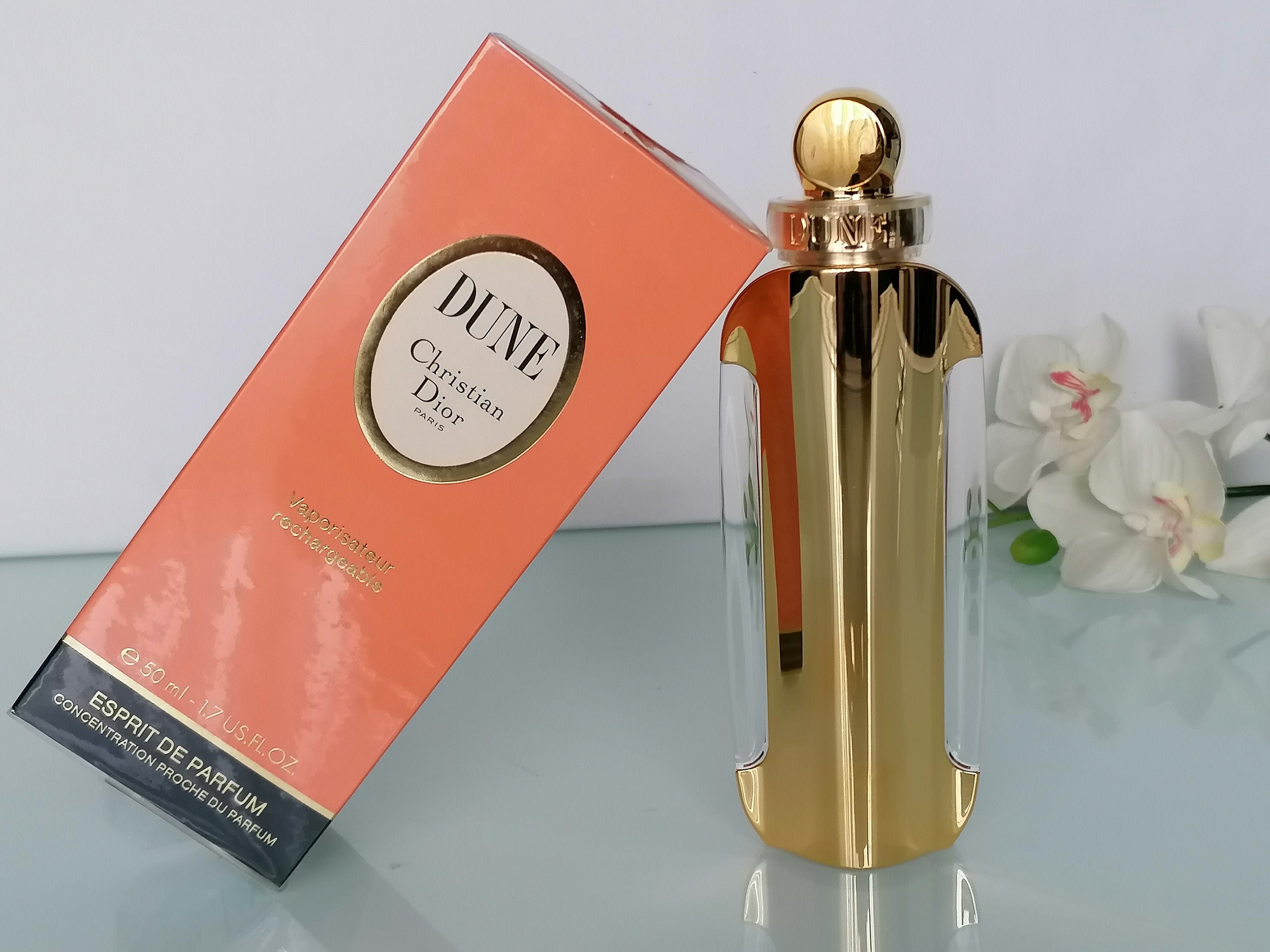 1994 De Fl.oz - Ml/1,7 Etsy Esprit Refillable Natural Vintage Gift Parfum Idea Spray 50 Sealed Rare DUNE