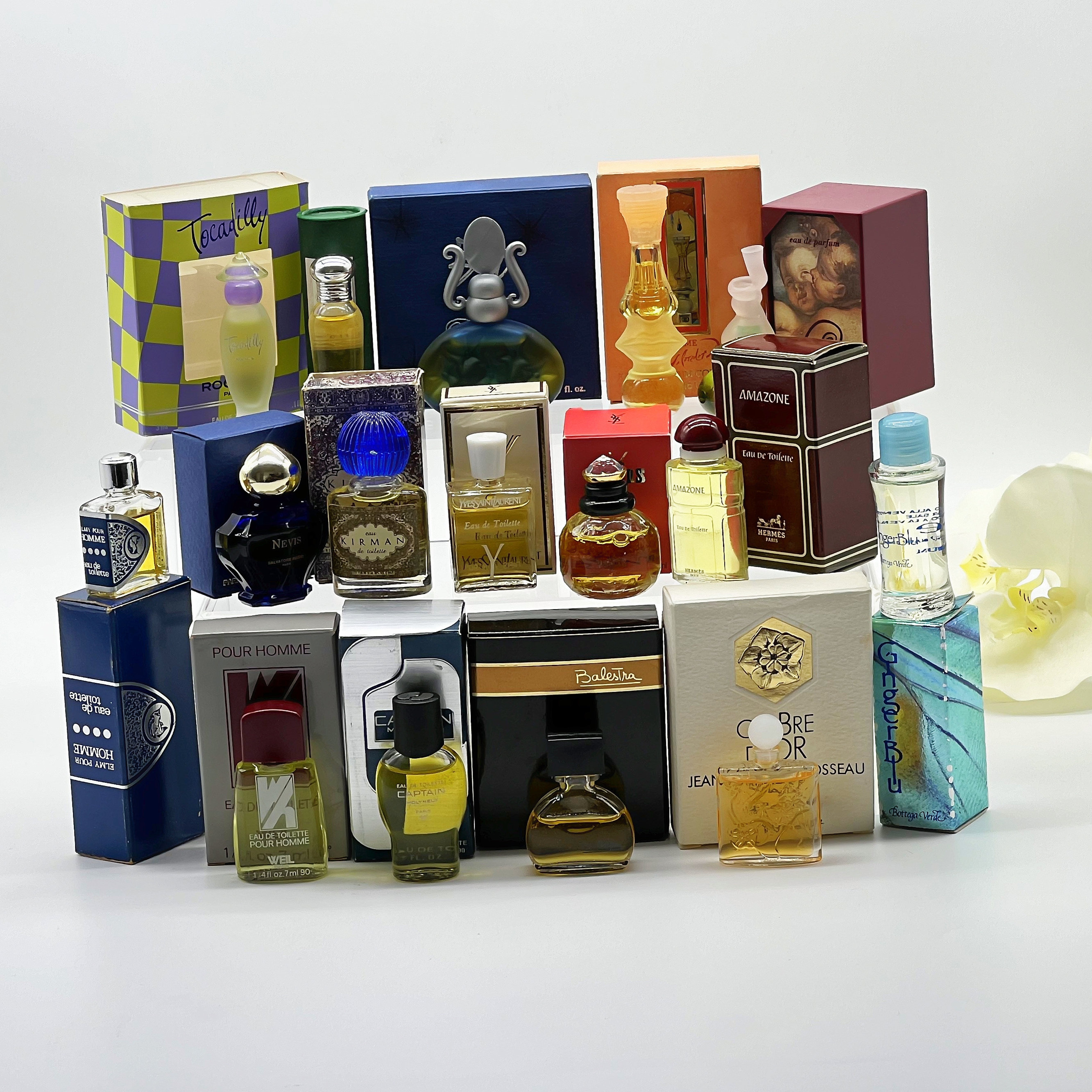Lot of 16 Miniature Perfumes With Boxes Perfume Sampels Vintage Fragrance 80s 90s Collectible Mini Fragrances Gift Idea France italy Etsy Ireland