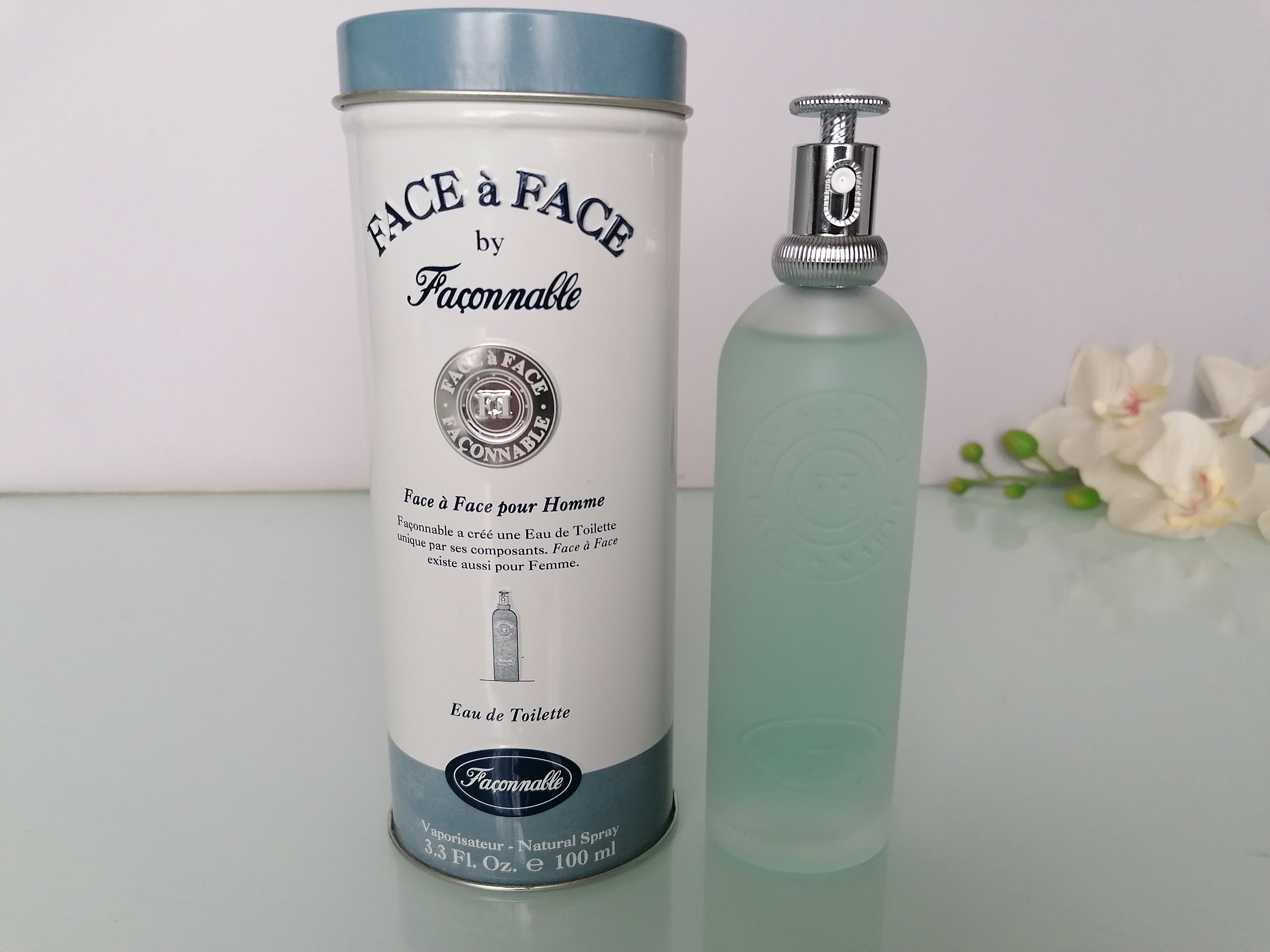 Faconnable Face a Face pour Homme 1996 Eau de Toilette 100 ml 3 3 fl.oz Spray Vintage Perfume Men