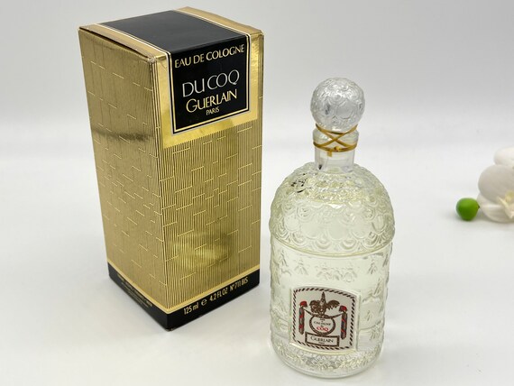 Vintage Guerlain Du Coq Eau De Cologne 125ml Bee Bottle 1980s