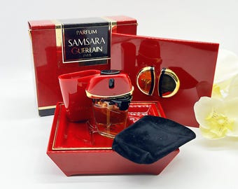 Vintage Guerlain Samsara Parfum Extrait Spray, 1/4 Fl.oz, Rare