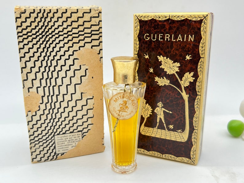 Mitsouko ,Guerlain , Parfum/Extrait 7 ml or 1/4 fl.oz , Umbrella Bottle , c1952-1978, Vintage Pure Perfume ,France Paris , Gift Idea image 6